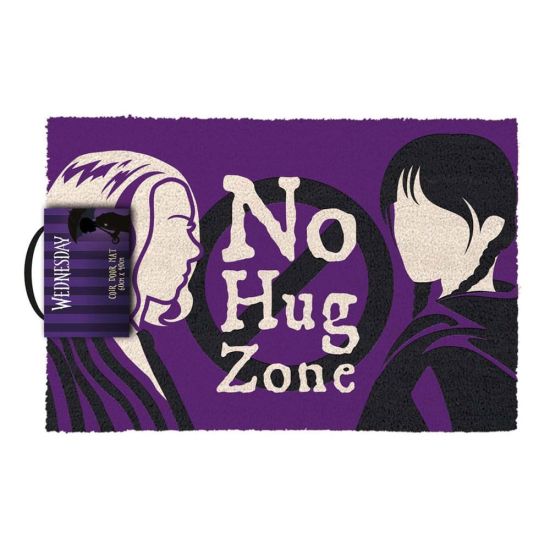 Wednesday: No Hug Zone Doormat (40cm x 60cm) Preorder