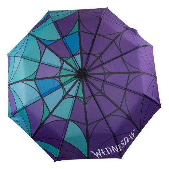 Woensdagparaplu: Glas-in-lood woensdagparaplu vooraf besteld