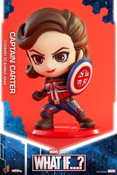 What If...?: Captain Carter Cosbaby (S) Mini Figure (10cm) Preorder