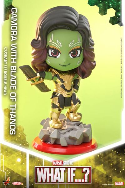 What If...?: Gamora (with Blade of Thanos) Cosbaby (S) Mini Figure (10cm) Preorder