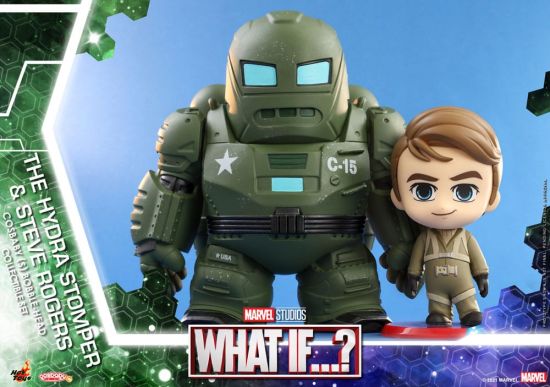 What If...?: Hydra Stomper & Steve Rogers Cosbaby (S) Mini Figures (10cm) Preorder