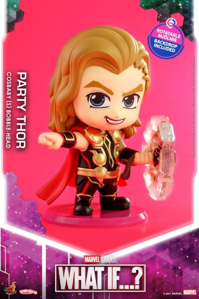 What If...?: Party Thor Cosbaby (S) Mini Figure (10cm) Preorder
