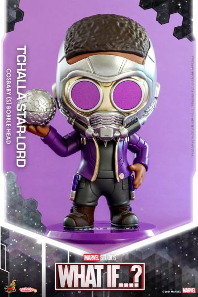 What If...?: T'Challa Star-Lord Cosbaby (S) Mini Figure (10cm) Preorder