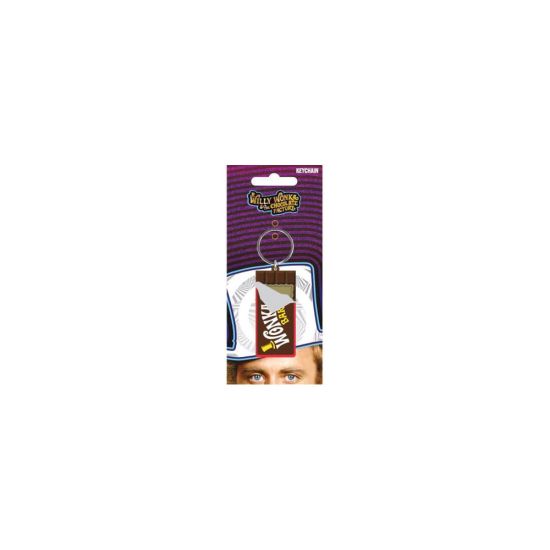 Willy Wonka et la chocolaterie : porte-clés en caoutchouc (6 cm)
