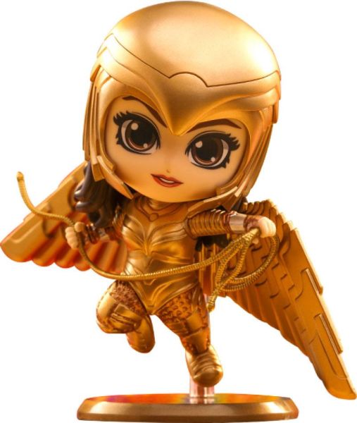 Wonder Woman 1984 : Golden Armor Wonder Woman (version volante) Cosbaby (S) Mini figurine (10 cm) Précommande