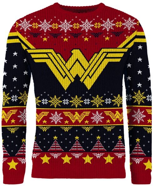 Wonder Woman: The Most Wonder-ful Time Of The Year Ugly Christmas Sweater/Jumper
