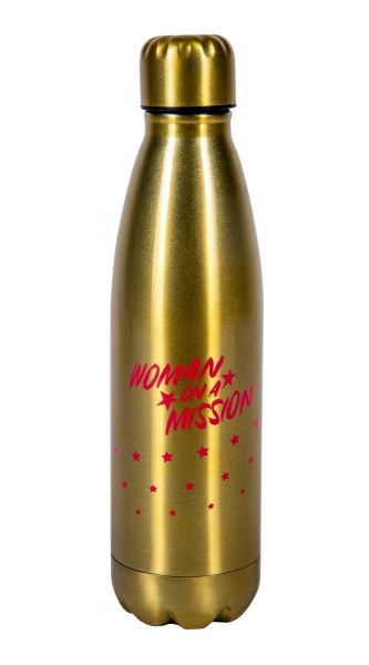 Wonder Woman: Woman On A Mission Metal Water Bottle