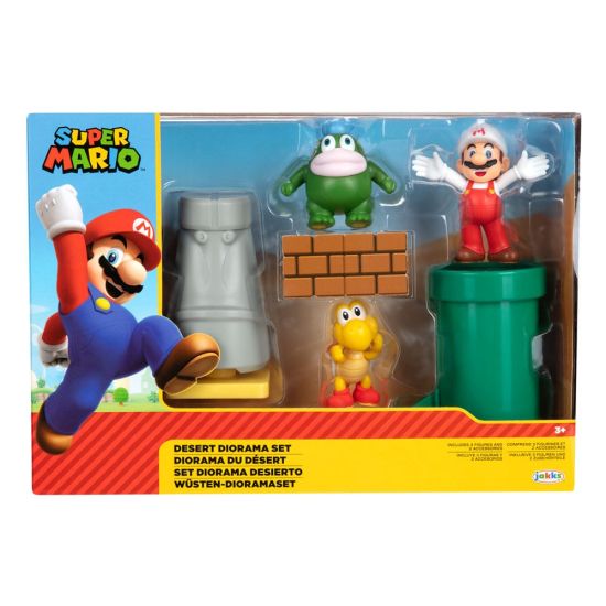 World of Nintendo: Super Mario Diorama Set Desert Preorder