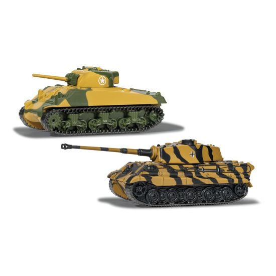 World of Tanks: Sherman vs King Tiger Die Cast Models 2-Pack Preorder