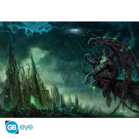 Póster de World of Warcraft: Illidan Tempestira (91.5 x 61 cm) Reserva