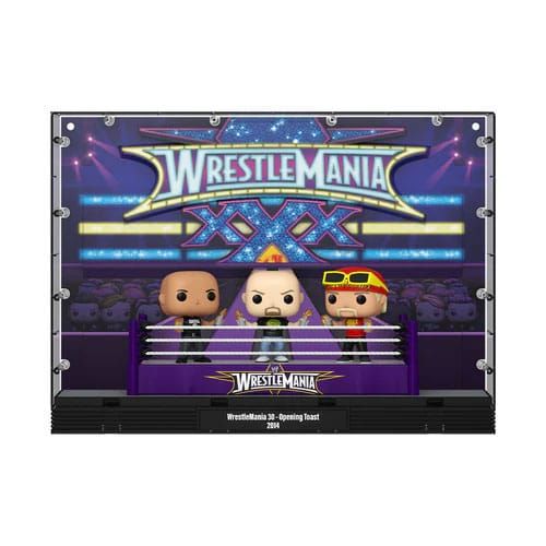 WWE: Wrestlemania 30 Opening Toast POP Moments Deluxe Vinyl Figures 3-Pack Preorder