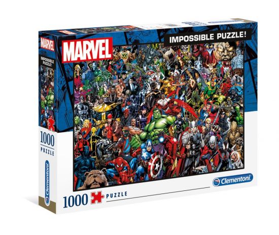 Marvel: 80th Anniversary Impossible 1000pc Jigsaw Puzzle - Merchoid