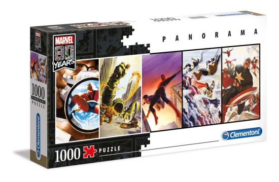 Marvel: 80th Anniversary Panorama 1000pc Jigsaw Puzzle