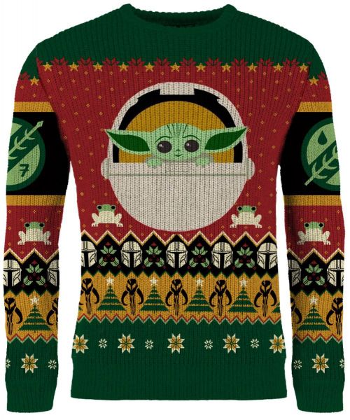 Star Wars: Baby Yoda Grogu Ugly Christmas Sweater/Jumper