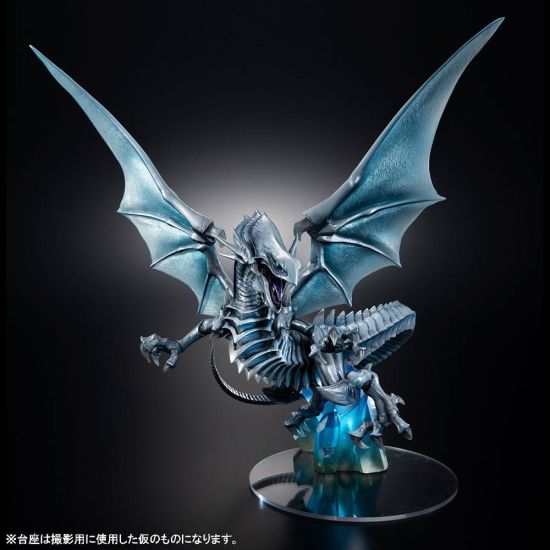 Yu-Gi-Oh! : Statue holographique du dragon blanc aux yeux bleus Duel Monsters Art Works en PVC (28 cm)