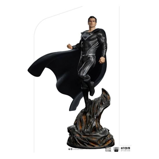 Zack Snyder's Justice League: Superman Black Suit Art Scale Statue 1/4 (69cm) Preorder