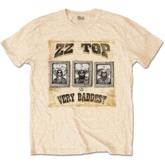 ZZ Top: Very Baddest - Vegas Gold T-Shirt