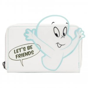 Loungefly Reserva de billetera con cremallera brillante de Casper, el fantasma amigable