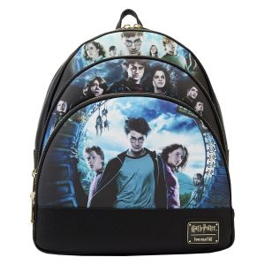 Loungefly Harry Potter Trilogy Series 2 Mini-Rucksack mit drei Taschen