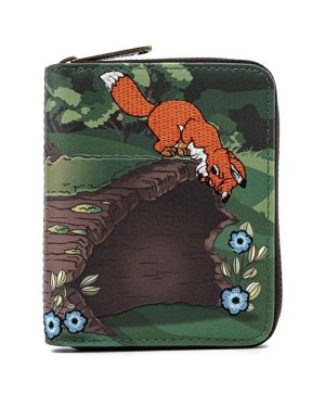 Loungefly Disney The Fox and the Hound Zip Around Wallet Preorder