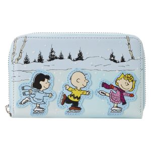 Loungefly Peanuts Charlie Brown Ice Skating Zip Around Wallet
