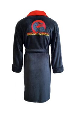 Mortal Kombat: Dragon Logo Men's Bathrobe