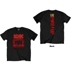 AC/DC: PWR-UP (impresión trasera) - Camiseta negra