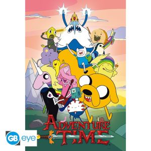 Adventure Time : Affiche de groupe (91.5x61cm) Précommande
