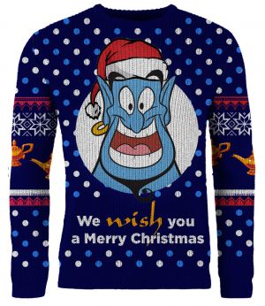 Aladdin: We WISH You A Merry Ugly Christmas Ugly Christmas Sweater/Jumper