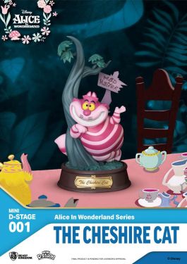 Alice in Wonderland: The Cheshire Cat Mini Diorama Stage PVC Statue (10cm) Preorder