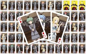 Assassination Classroom : précommande de cartes à jouer avec des personnages