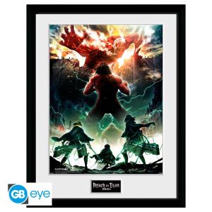Attack on Titan: "Key Art" Framed Print (30x40cm) Preorder