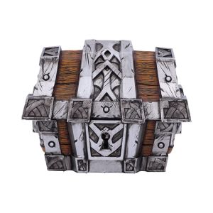 World of Warcraft: Reserva de la caja del cofre del tesoro encuadernada en plata