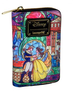 Beauty and the Beast: Disney Princess Castle Series Belle Loungefly Zip Around Purse