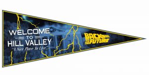Back To The Future: Welcome To Hill Valley Pennant Flag