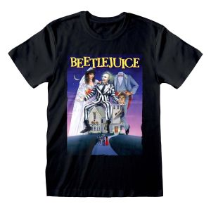 Beetlejuice: Poster Black T-Shirt