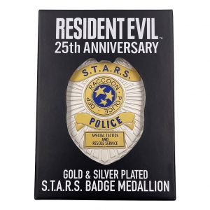 Resident Evil: Limited Edition 24K Gold and .999 Silver Plated S.T.A.R.S. Badge Medallion