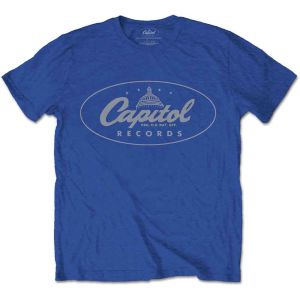 Capitol Records: Logotipo - Camiseta azul