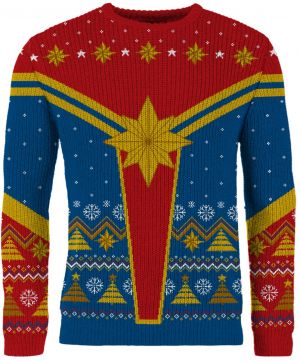 Captain Marvel: Festive Is A Good Look For You Ugly Christmas Sweater/Jumper