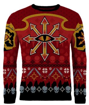 Warhammer 40,000: Chaos Reigns Khorne Ugly Christmas Sweater/Jumper
