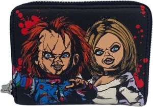 Loungefly Universele Bride of Chucky portemonnee met rits rond. Pre-order