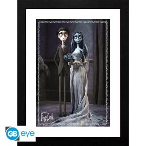 Corpse Bride: "Emily & Victor" ingelijste print (30x40cm) vooraf bestellen