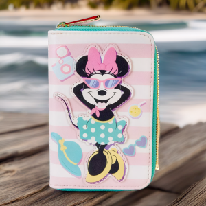 Loungefly: Disney Minnie Mouse Vacation Style Zip Around Wallet Preorder