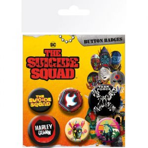 DC Comics : Précommande du pack de badges Suicide Squad Mix