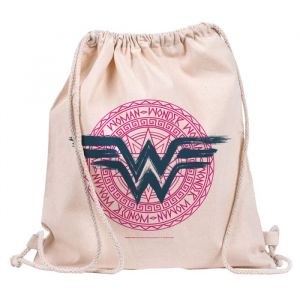 DC Comics: Wonder Woman Logo Draw String Canvas Eco Bag Preorder