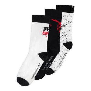 Death Note: Ryuk Splash Socks 3-Pack (39-42) Preorder