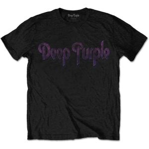 Deep Purple: Vintage Logo - Black T-Shirt