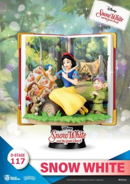 Disney : Série de livres Diorama en PVC Blanche Neige D-Stage (13 cm)