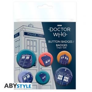 Doctor Who : Le pack d'insignes Tardis