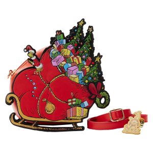 Loungefly Dr Suess: How the Grinch Stole Christmas! Sleigh Crossbody Bag Preorder